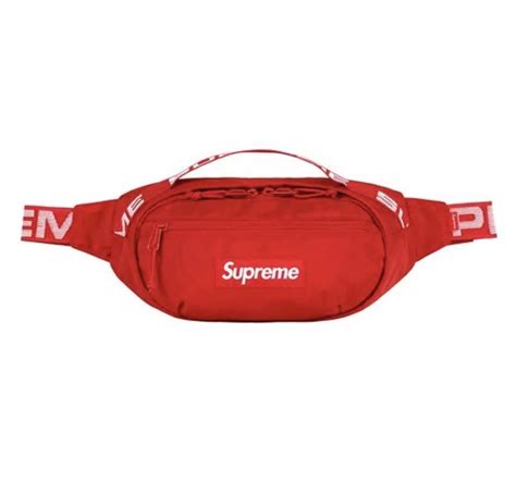 supreme ss18 waist bag fake|supreme ss18 fanny pack.